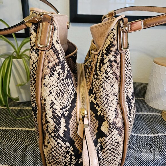 Coach Madison Phoebe Shoulder Bag β Python Snakeskin  #31502 - Picture 4 of 16